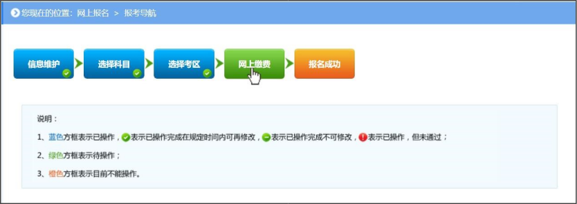 注册审核员报名流程_注册全国统一考试考生操作手册 第16张